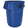 Rubbermaid Brute Outdoor Trash Can, Blue Resin, 44 Gal. (FG264360BLUE)~#|#~5ABAFD93-8C5E-4C5A-87ACF170DD3C4C25_sc7