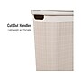 Mind Reader 10.57-Gallon Hamper with Lid, Plastic, Ivory (40FABHAMP-IVO)~#|#~5ADB1FFF-2764-4D78-BA7EF253F656E6B6_sc7