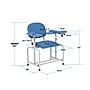 Viva Comfort Adjustable Bariatric Phlebotomy Blood Drawing Chair, 400 lbs. Capacity, Blue (ADI997-01-BLU-MK)~#|#~5AEE8F6B-4AA3-4882-86B3052AABC2BC65_sc7