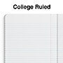 Staples® Composition Notebook, 7.5" x 9.75", College Ruled, 100 Sheets, Green (ST55066)~#|#~5B15670A-527E-448E-9B83122D569CE7BD_sc7