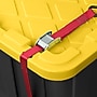 Sterilite 27 Gallon Industrial Garage Tote with Snap-on Lid, Plastic, Yellow/Black, 6/Carton (50659Y06)~#|#~5B1D36E4-77CB-4C32-856B510261A0C55E_sc7