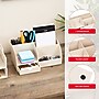Staples 7-Compartment Plastic Desk Organizer, Warm White (ST63873)~#|#~5B5BEDEA-DD67-4BEB-AD94C9109390F7E3_sc7