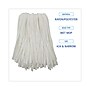 Nonwoven Cut End Edge Mop, Rayon/polyester, #24, White, 12/Ct~#|#~5B763737-8275-435C-9A62CAFD21C62A67_sc7