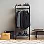 Iris 8.88" x 6.75" Garment Rack, Black Metal (596269) ~#|#~5B7C9EFE-7958-4B6D-9758536064675FBF_sc7