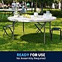 Flash Furniture Elon Folding Table, 59.75" x 59.75", Granite White (DADYCZ152RGW)~#|#~5B81E6EB-24BB-4CBF-AAE3BB343F5BE4BE_sc7
