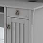 Bush Furniture Salinas 60"W L Shaped Desk with Storage, Cape Cod Gray (SAD160CG-03)~#|#~5B9E995B-D691-4F42-8D5629D963925632_sc7