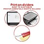 Staples Insertable Dividers, 5 Tabs, Assorted Colors (13496/11270)~#|#~5BAA9329-B2B2-4576-9D7BB42405C6AE7F_sc7