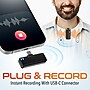 Delton M27 Two Wireless Lavalier Microphones and USB-C Receiver, Black (DLM27C)~#|#~5BD58D31-9C47-4A6A-8DC3E0307AFA6BFB_sc7