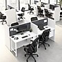 Bush Business Furniture Hustle 48"W 2 Person Back to Back Cubicle Panel Workstation, White (HUS020WH)~#|#~5C242F5B-3443-45CA-90990E0A8E2B4017_sc7