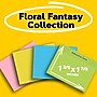 Post-it Notes, 1 3/8" x 1 7/8", Floral Fantasy Collection, 100 Sheet/Pad, 12 Pads/Pack (653AU)~#|#~5C3647CB-2575-48EF-A0B7BC6565E5E7A9_sc7
