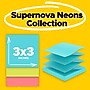 Post-it Pop-up Super Sticky Notes, 3" x 3", Supernova Neons Collection, 90 Sheets/Pad, 18 Pads/Pack (R330-18SSMIACP)~#|#~5C440BBB-C8A2-442B-9548DD1B35376CA0_sc7