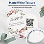 Avery Arched Integrated Cards, Matte White, 100/Pack (19479399677)~#|#~5C589E13-3D4B-4F03-BA95511B919A3AFE_sc7