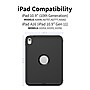 CODi iPad Essentials Bundle: Protective Folio Case 11" (A16)/ 10.9" (10th Gen) + Screen Protector, Black  (TK000007)~#|#~5C73A221-2C31-4E47-975E0B31D83D8169_sc7