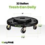 Alpine Industries Round Trash Can Dolly, 500 lb. Weight Capacity, Black (471-32-DOLLY)~#|#~5C789AC9-0E07-4E00-8E4C1279359472F8_sc7