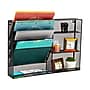 Mind Reader 8-Compartment Stackable Metal Desk Organizer, Black (MAGSHELF-BLK)~#|#~5C92126E-32E5-43EC-92A978A1BFFD46BD_sc7