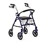 Medline Basic Knockdown Folding Steel Rollator, Adult, Blue (MDS86860EBS8)~#|#~5C99F631-397A-4F7E-AC5FC99D24350BC6_sc7