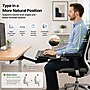 Uncaged Ergonomics KT2 Adjustable Under-Desk Keyboard Tray with Mouse Platform, Black (KT2-b) ~#|#~5CBA81CB-D6EA-4724-A42D215D36EFA607_sc7