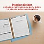 Staples Heavy Duty Pressboard Classification Folder, 1-Divider, 2" Expansion, Letter Size, Light Blue, 10/Pack (ST62740)~#|#~5CC594FD-D9D6-4717-9C8FD2C8AE0E6F5C_sc7