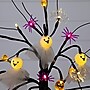Nearly Natural 1.5' Pre-Lit Artificial Ghost Dolls, Spiders, Bats & Pumpkins Ornament Tree with 24 Lights, Black  (T5367)~#|#~5CC66DA7-2661-4030-B0AF87CE224D29E9_sc7
