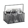 Mind Reader 4-Compartment Metal Organizer Holder Desk Organizer, Gray (MESHBASKET-GRY)~#|#~5CF5CED6-2EDF-46EF-80B25E52CCEF694B_sc7