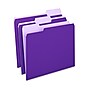 Staples File Folders, 1/3-Cut Tab, Letter Size, Purple, 24/Pack (ST13845-CC)~#|#~5D017124-DDD4-4995-A7A5F966C35C9CD0_sc7