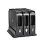 Dixie Ultra Triple Pack SmartStock Series-W Plastic Cutlery Dispenser, Black, 3/Carton (SSW3D85)~#|#~5D30DB80-D5F1-4385-833E979484D658EA_sc7