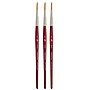 Princeton Velvetouch Short Handle Mixed Media Synthetic Round Brush, 3/Pack (PBXP3950R6-3)~#|#~5D339737-8A6D-4D90-B00298E407308C0E_sc7