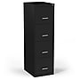 Staples 4-Drawer Vertical File Cabinet, Letter Size, Lockable, 47.2"H x 14.5"W x 18.9"D, Black (ST62801)~#|#~5D33ABAC-642E-4E0B-AAC40A7FE7A4C6B5_sc7