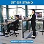 Mount-It! 63"W Electric L-Shaped Corner Adjustable Standing Desk, Rustic Brown/Black (MI-15010)~#|#~5D4AD370-13DB-4BB7-A73AC8705AE40052_sc7