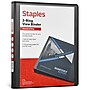Staples 1/2" 3-Ring View Binder, D-Ring, Black (55393/26425)~#|#~5D8722CD-7622-4AF2-B36E04BB8E932097_sc7