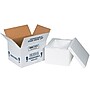12" x 10" x 7" Insulated Shipping Containers, 200# Mullen Rated, White (227C)~#|#~5DC931E7-8E9A-42DF-BCF5A904846389BA_sc7