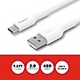 Staples TECH USB-C to USB-A Charging Cable, 9.8 ft., White (ST62339)~#|#~5DD0C9FB-B48C-4978-9CC98EAFCAF368A8_sc7