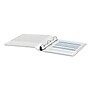 Universal Comfort Grip Deluxe Plus 1" 3-Ring View Binders, D-Ring, White with Transparent Cover (UNV30712)~#|#~5DDA2E78-3A88-4217-A5E8A0603D4CD1B4_sc7