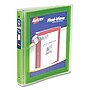 Avery Flexi-View Binder with Round Rings, 3 Rings, 1" Capacity, 11 x 8.5, Green~#|#~5DE90E1C-B490-4528-B2581669888BE3BD_sc7