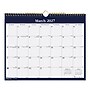 2027 Blueline Nautical 15" x 12" Monthly Wall Calendar, White/Navy (C171113)~#|#~5DECE77C-3A89-44AC-B19DDDC9B4C1453B_sc7