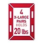 Command Extra Large Hanging Strips, 20 lb., White, 16 Pairs/Pack (17217-16NA)~#|#~5DF3DBAA-08F4-40A7-8AB8306B041DE997_sc7