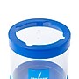 Medline Clean Sack Vertical Emesis Bag Dispenser, ABS Plastic, Blue/Clear, 6/Carton (NONEMBGDISP)~#|#~5DF878AF-45E4-4BA4-8D8CACFBAAD25C74_sc7