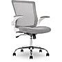 Serta Works Creativity Mesh Back Polyester Computer and Desk Chair, Gray (CHR10023B)~#|#~5E218343-1663-4706-850314DE7230399E_sc7