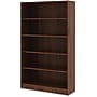 Lorell 60" 5-Shelf Bookcase with Adjustable Shelves, Walnut Laminate (LLR99789)~#|#~5E3B479A-BBD8-4471-B505EAC27DCB63BA_sc7