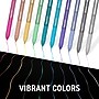 Paper Mate Inkjoy Metallic Retractable Gel Pen, Medium Point, 0.8mm, Assorted Ink, 10/Pack (2208638)~#|#~5E491BB8-189D-492E-98B2E0F0EE2BC1D9_sc7