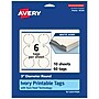 Avery 3" Diameter Blank Price & Merchandise Tags, Ivory, 60/Pack (95334-MIT10)~#|#~5E50B213-9A32-4A08-A581FE81597BAF1A_sc7