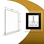 Azar Document Holder, Desktop/Countertop, Bottom Loading, Clear Acrylic, 3/Pack (100430-3PK)~#|#~5E7D9FF0-B644-4BE8-AC3E50C85BE8B9DF_sc7