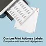 Staples Laser/Inkjet Address Labels, 1 X 2 5/8", Clear, 30 Labels/Sheet, 50 Sheets/Pack, 1500/Box (ST18081-CC)~#|#~5E9CBE69-3E5C-47B3-86F42D1DC7294280_sc7