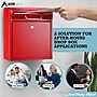 AdirOffice Steel Indoor/Outdoor Interoffice Drop Box Mailbox, Medium, Red (631-05-RED-PKG)~#|#~5EA475AC-706B-417B-A57C56D08E8E0EBE_sc7