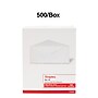 Staples #10 White Gummed Business Envelopes, 4 1/8" x 9 1/2", Standard V‑Flap Mailing Envelopes, 500/Box~#|#~5EA8D74A-4393-443F-9F3DF496AAEC0831_sc7