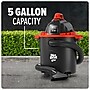 Dirt Devil 5 Gal. Wet/Dry Vacuum Cleaner, 3 Peak HP (SD65000)~#|#~5EC677B6-BCEA-454B-B772CCD64A187666_sc7