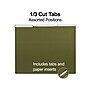 Staples® 95% Recycled Hanging File Folders, 1/3-Cut Tab, Letter Size, Standard Green, 25/Box (ST116806/116806)~#|#~5EC89FA8-CEF4-421E-AD576E55BC0BB8C8_sc7