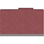 Medical Arts Press Pressboard Classification Folder, 1 Divider, 2" Expansion, Legal Size, Dark Red, 10/Box (DV-T52-14-3ARD)~#|#~5EDCD607-320A-4E4C-A9E655365454C491_sc7
