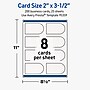 Avery Arched Business Cards, Matte White, 200/Pack (19479399683)~#|#~5EDED53E-161E-4024-84D0C45CD4A54453_sc7
