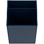 JAM PAPER Plastic Pen Holder, Navy Blue (341nas)~#|#~5EE36A4B-3F49-45E5-BD0E0D5D01C79B19_sc7